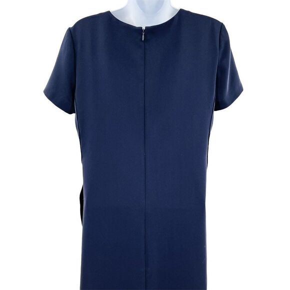 Polo Ralph Lauren Twill Short Sleeve Side Slit Tunic Top Navy Blue Size 0 - Picture 11 of 15